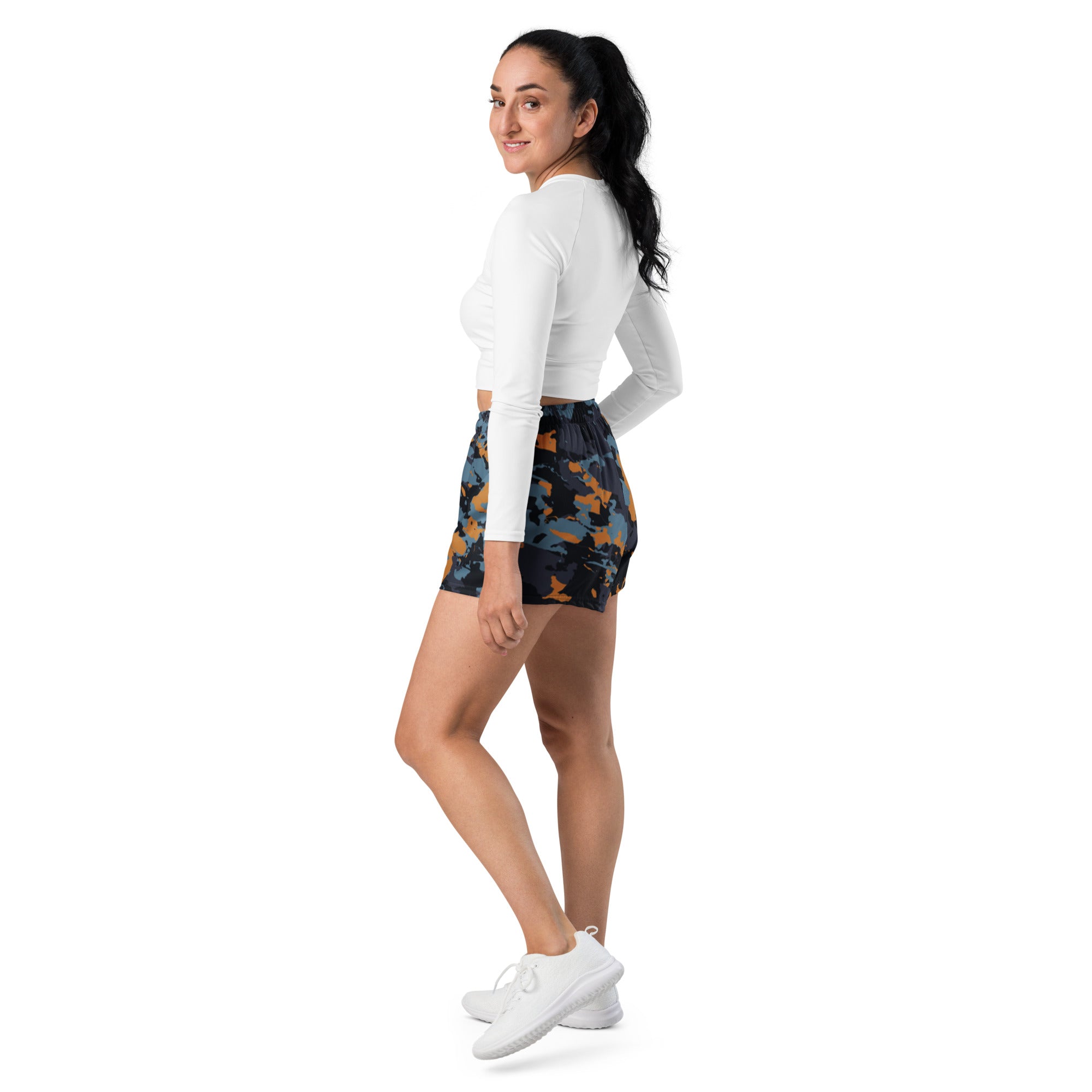 Army Camo Recycled Athletic Shorts